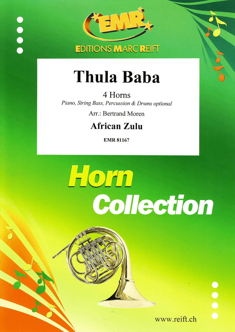 Thula Baba Thula Baba Horn scores gallery preview page 1