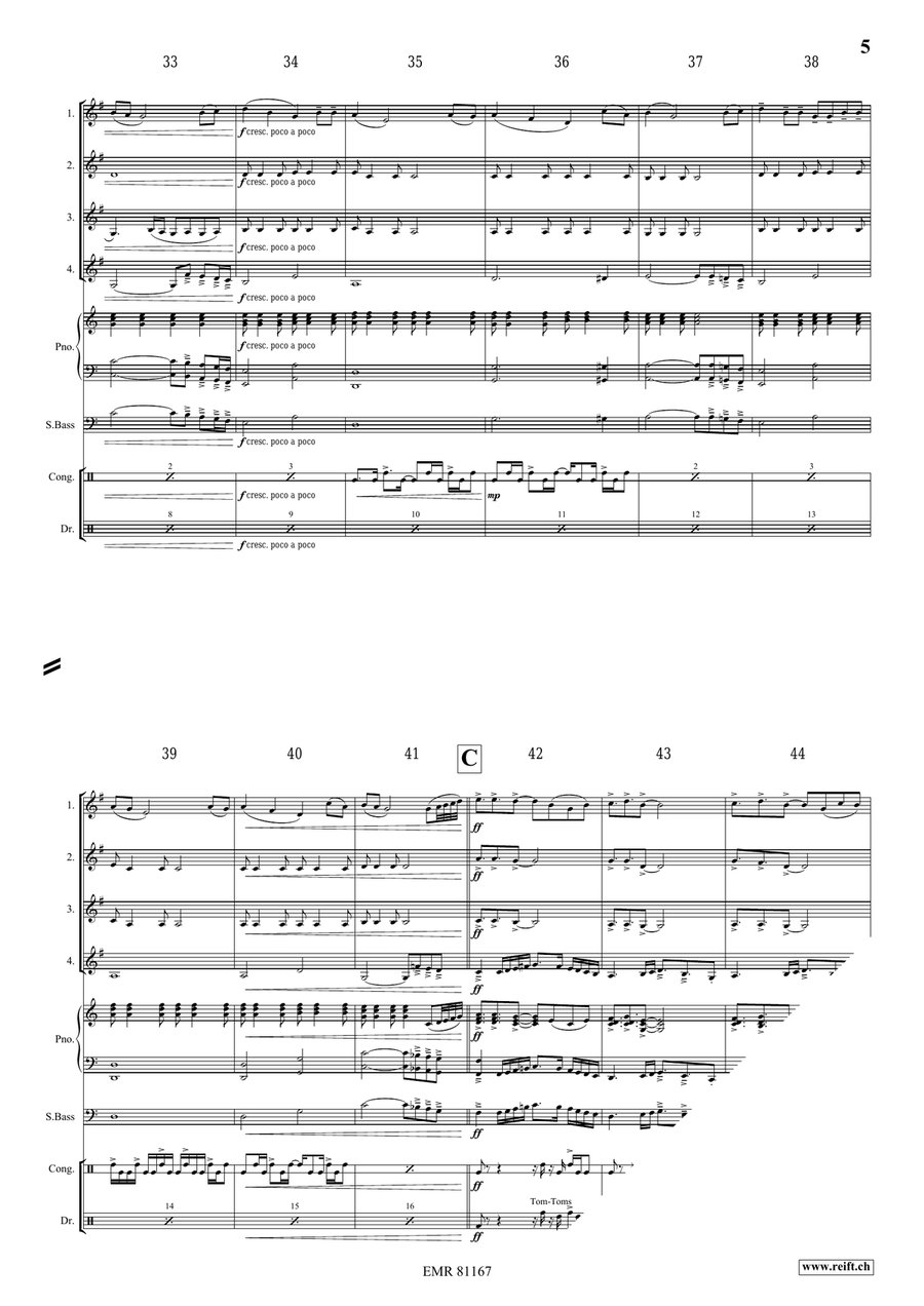 Thula Baba Thula Baba Horn scores gallery preview page 5