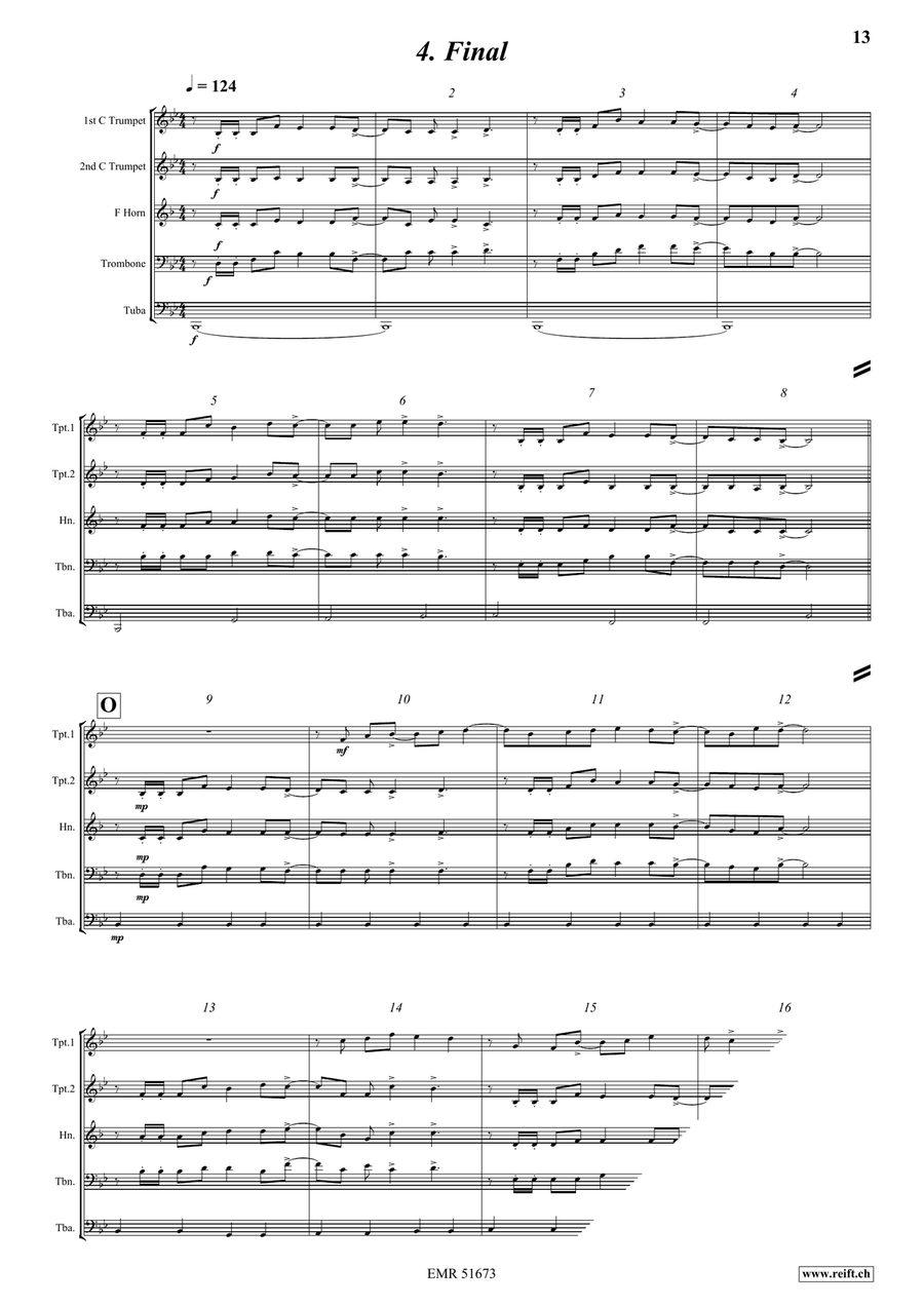 Episodes Episodes Brass Quintet scores gallery preview page 7