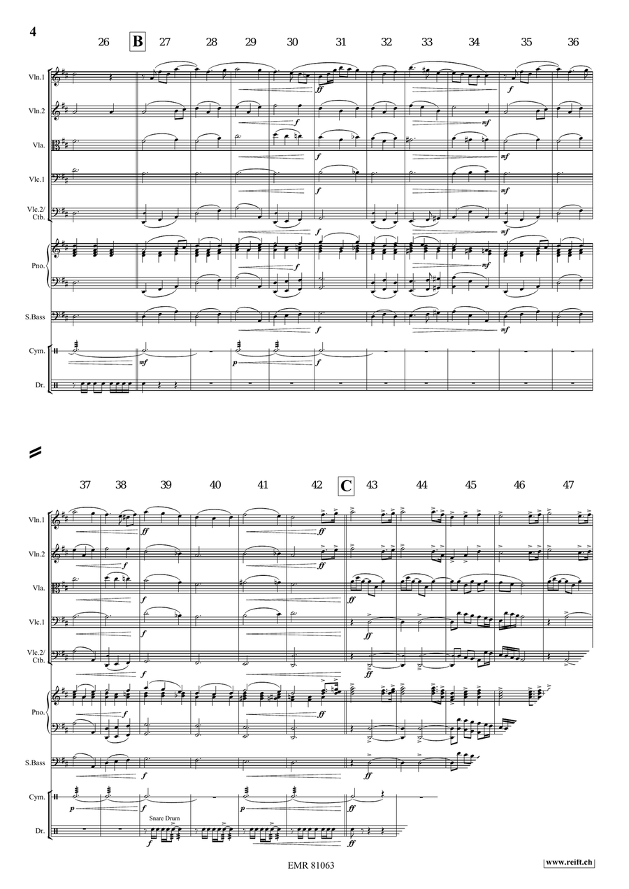 To God Be The Glory To God Be The Glory String Quintet scores gallery preview page 4