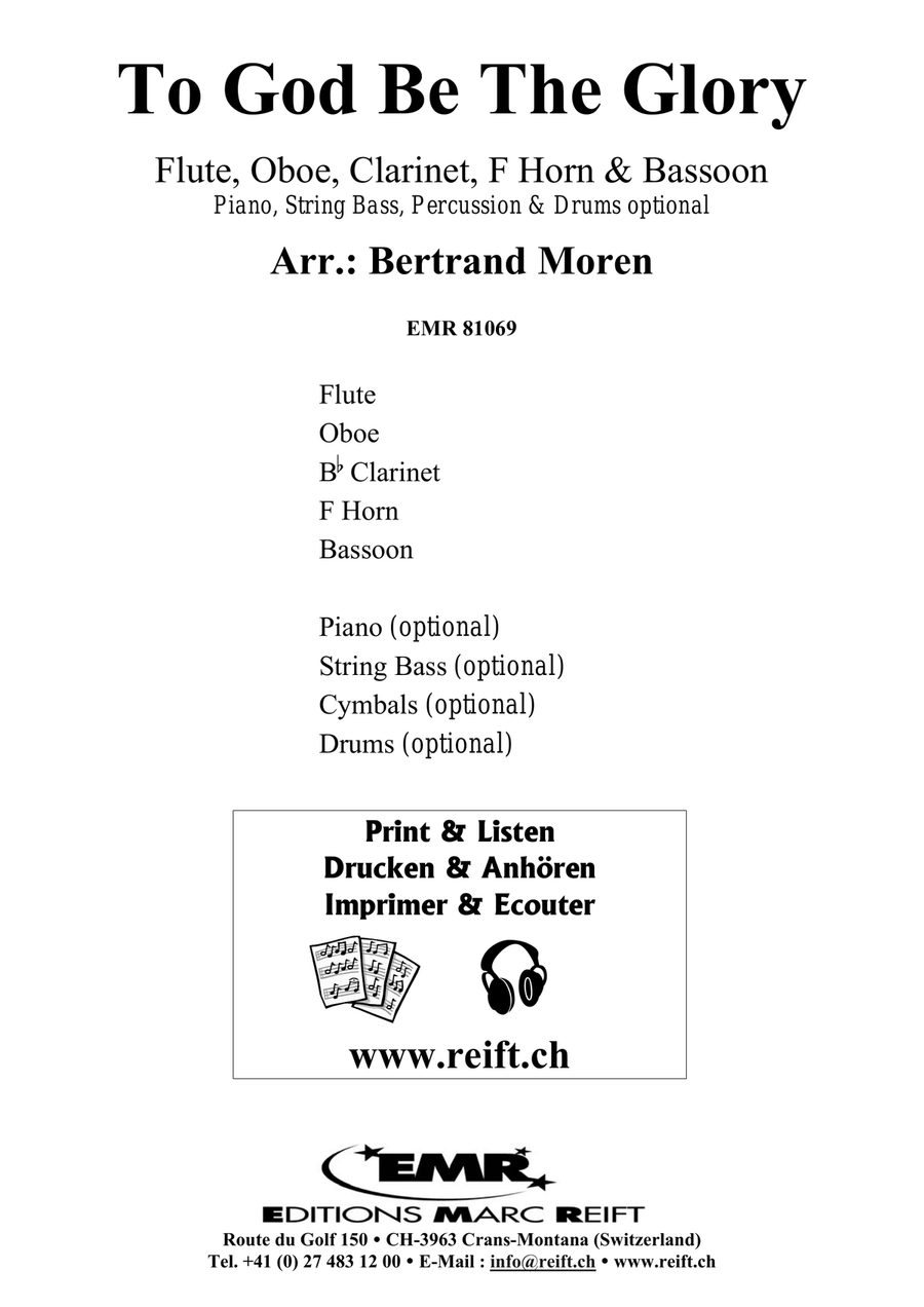 To God Be The Glory To God Be The Glory Woodwind Quintet scores gallery preview page 2