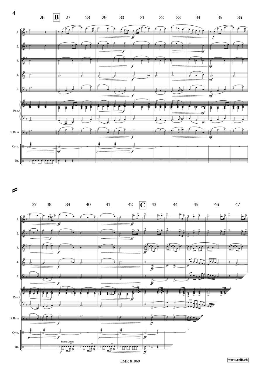 To God Be The Glory To God Be The Glory Woodwind Quintet scores gallery preview page 4
