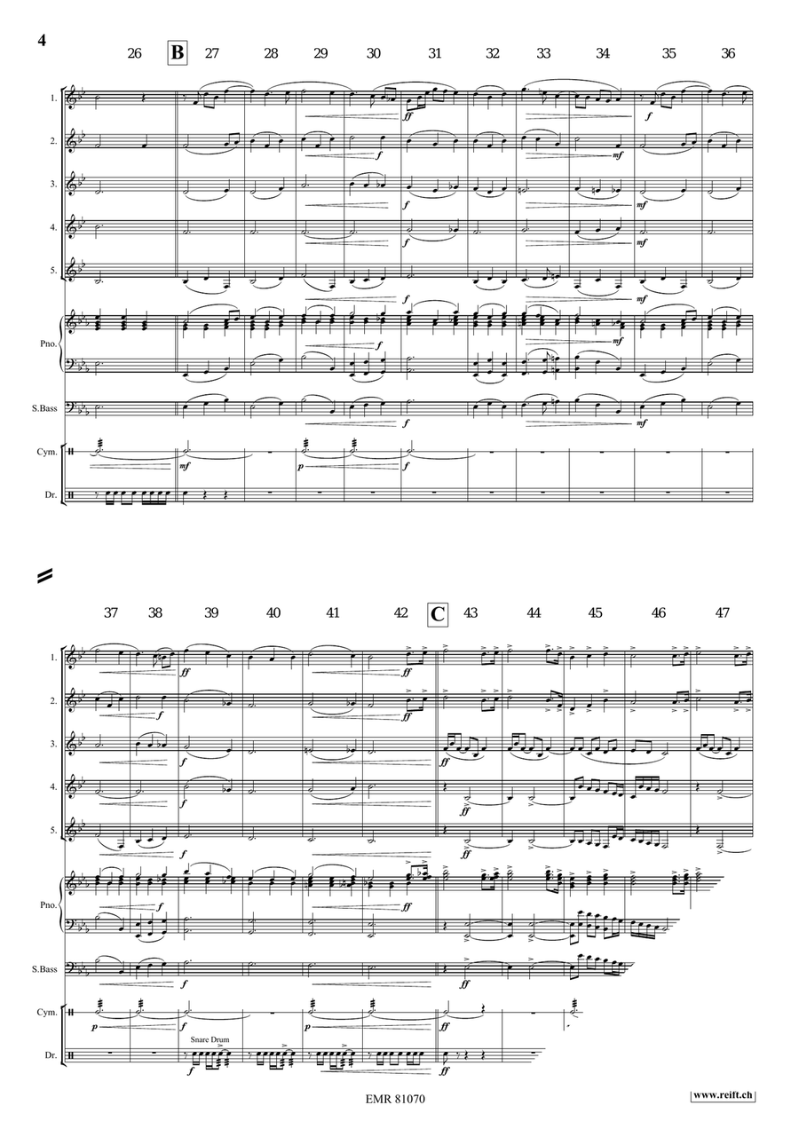 To God Be The Glory Horn scores gallery preview page 4