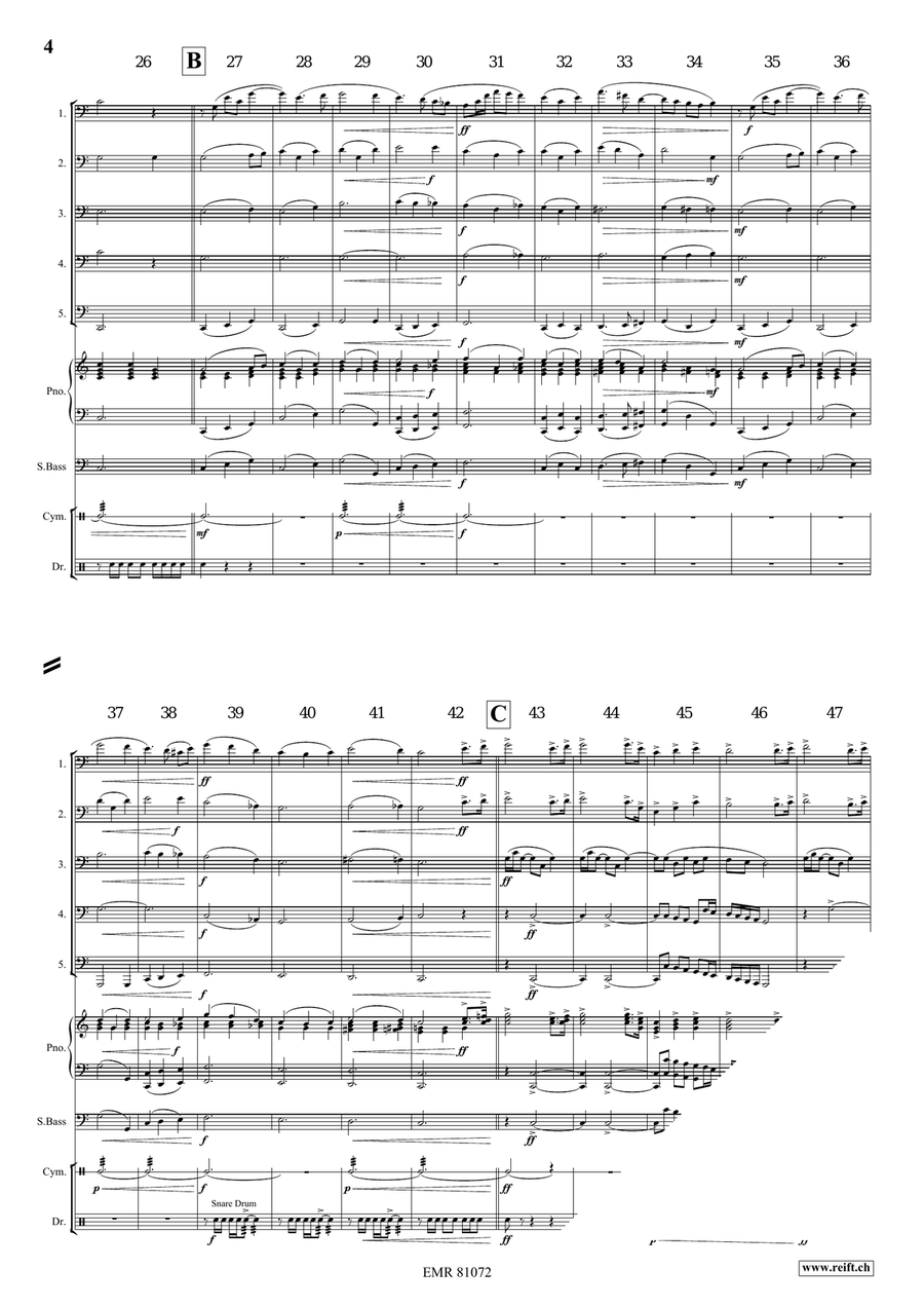 To God Be The Glory Tuba scores gallery preview page 4