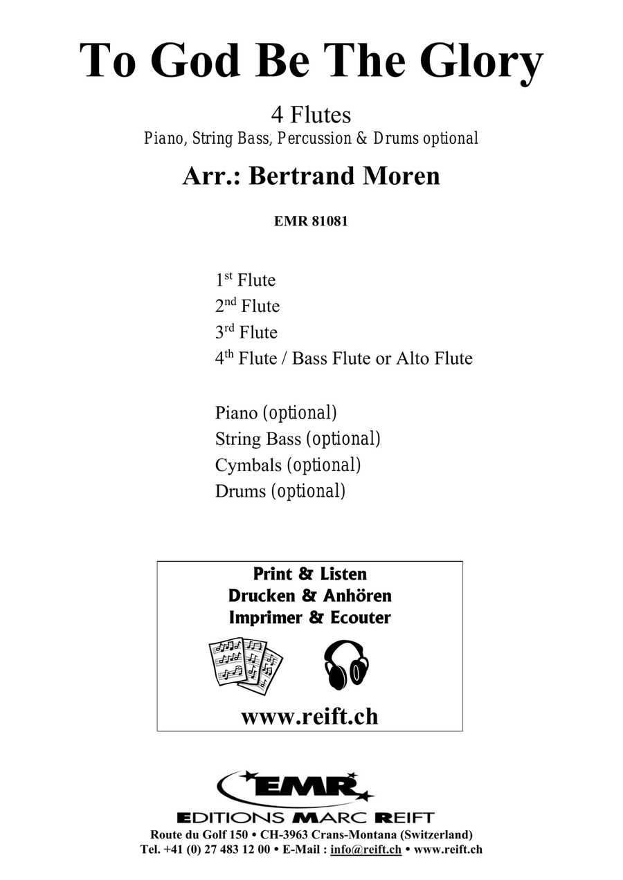 To God Be The Glory To God Be The Glory Flute Quartet scores gallery preview page 2