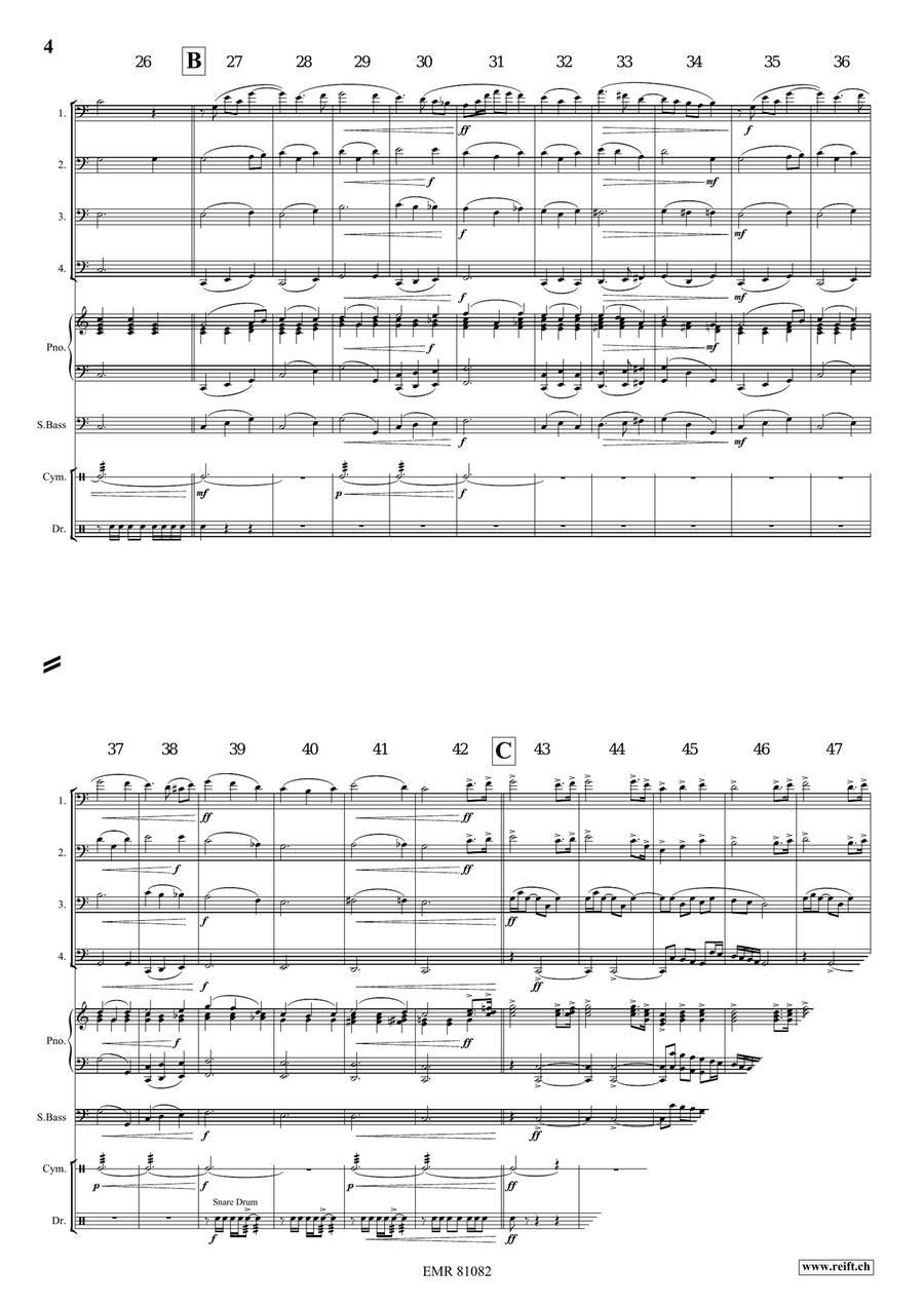 To God Be The Glory To God Be The Glory Bassoon Quartet scores gallery preview page 4