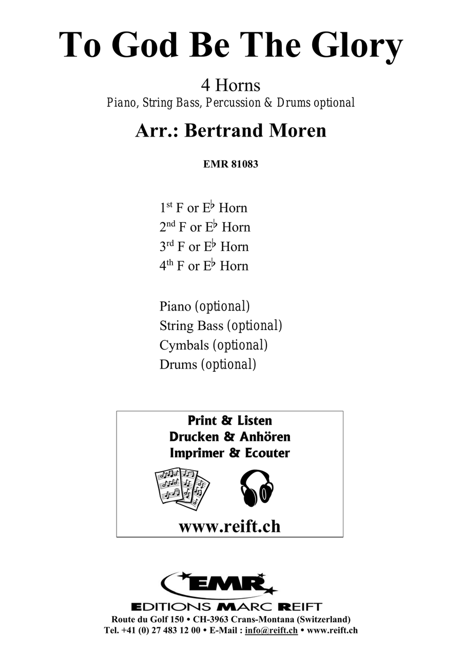 To God Be The Glory To God Be The Glory Horn scores gallery preview page 2