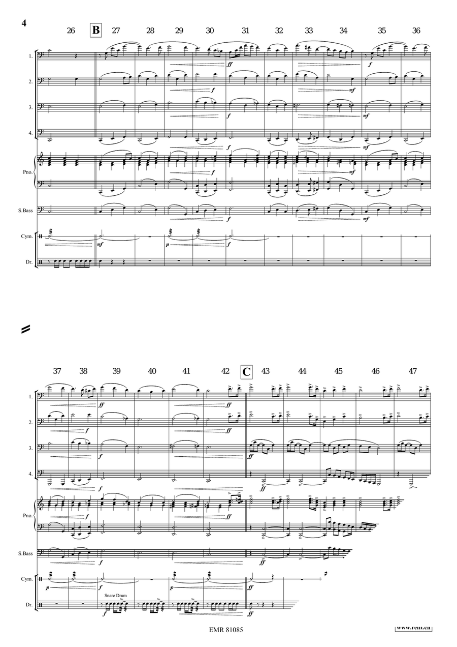 To God Be The Glory To God Be The Glory Tuba Quartet scores gallery preview page 4