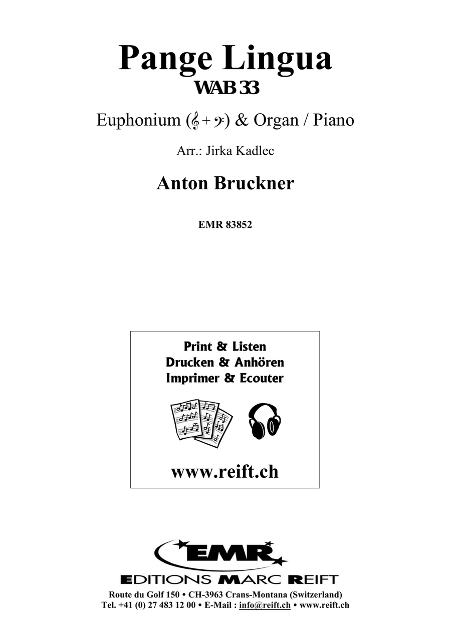 Pange Lingua Pange Lingua Euphonium scores gallery preview page 2