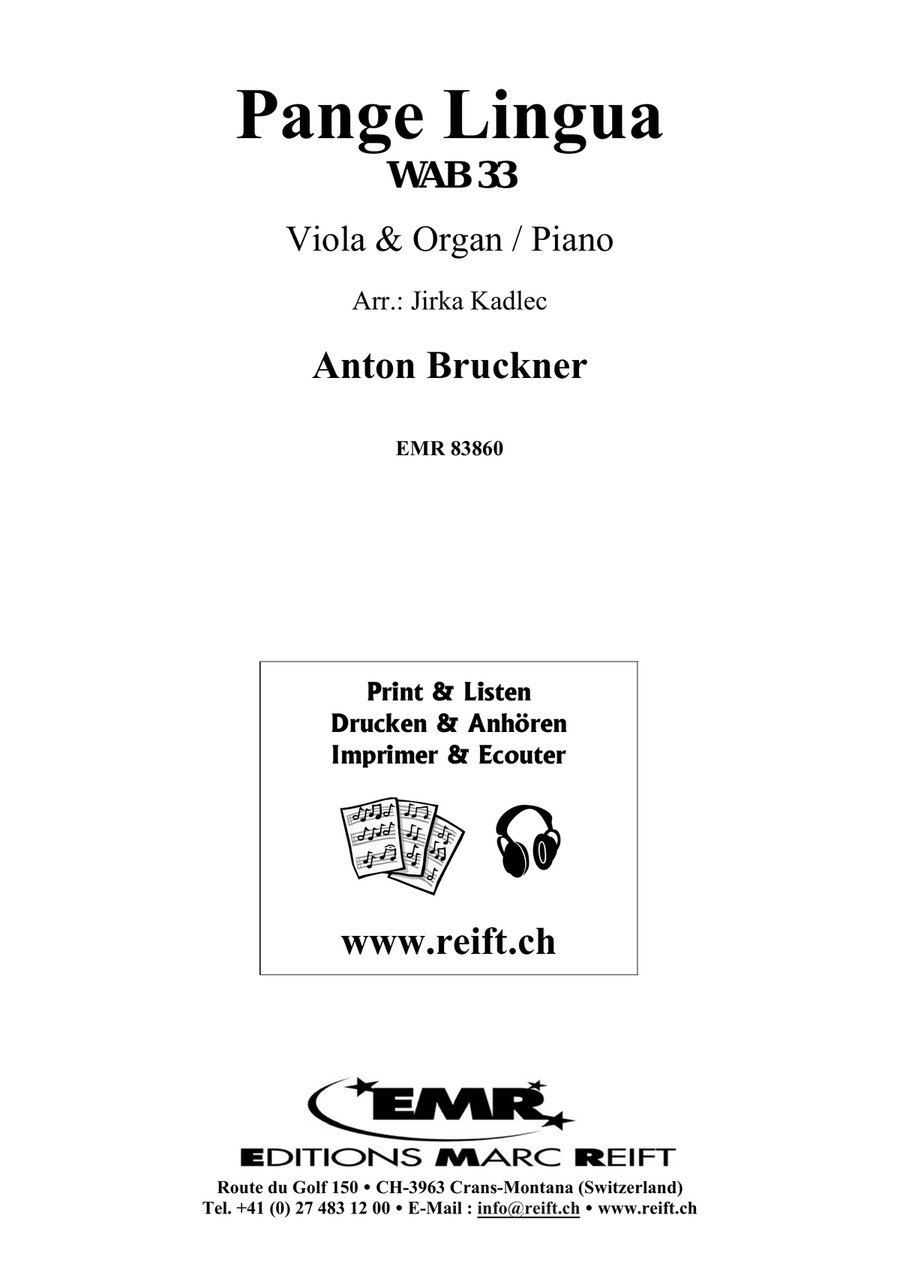 Pange Lingua Pange Lingua Viola scores gallery preview page 2