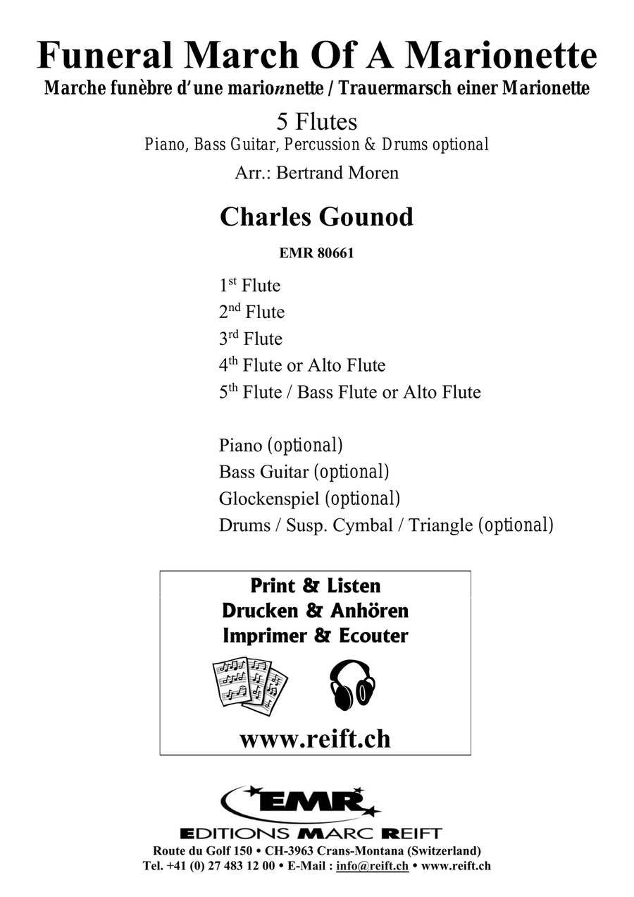 Funeral March Of A Marionette Flute scores gallery preview page 2