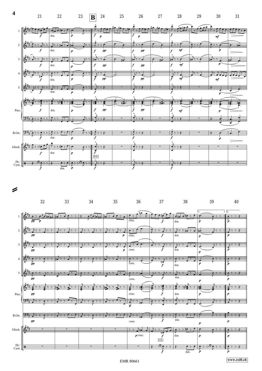 Funeral March Of A Marionette Flute scores gallery preview page 4