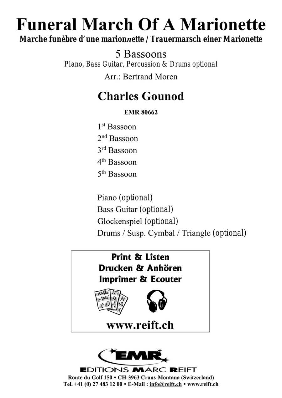 Funeral March Of A Marionette Bassoon scores gallery preview page 2