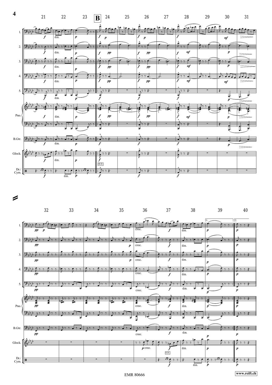 Funeral March Of A Marionette Tuba scores gallery preview page 4