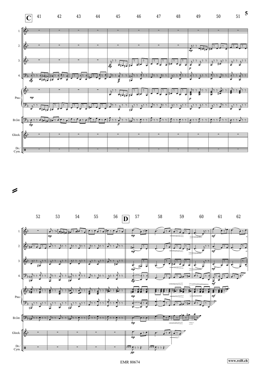 Funeral March Of A Marionette Woodwind Quartet scores gallery preview page 5