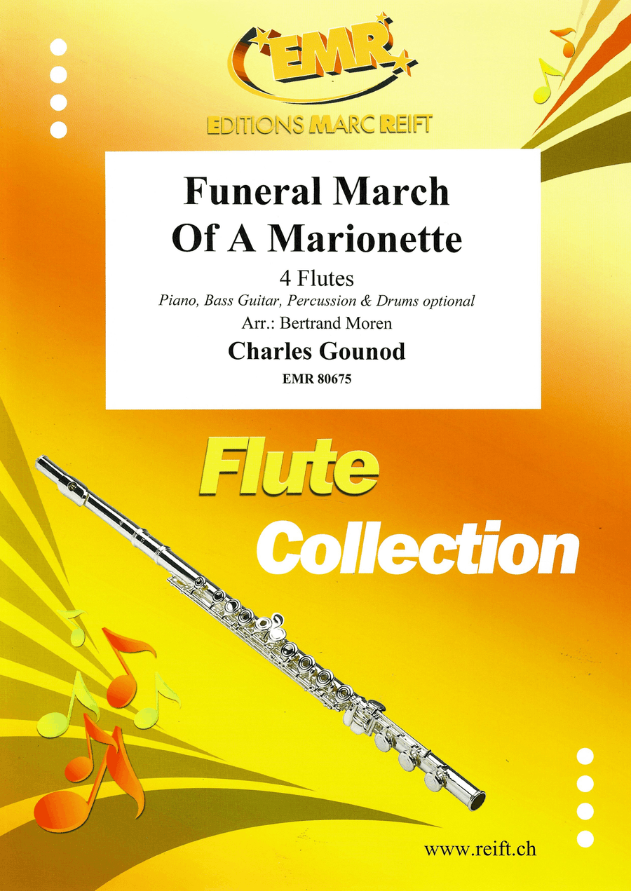 Funeral March Of A Marionette Flute Quartet scores gallery preview page 1
