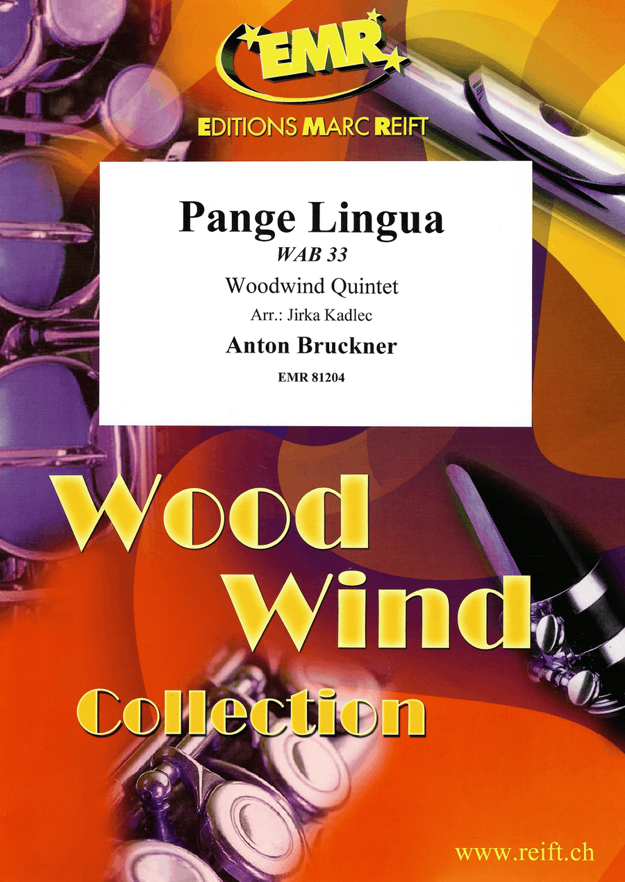Pange Lingua Pange Lingua Woodwind Quartet scores gallery preview page 1