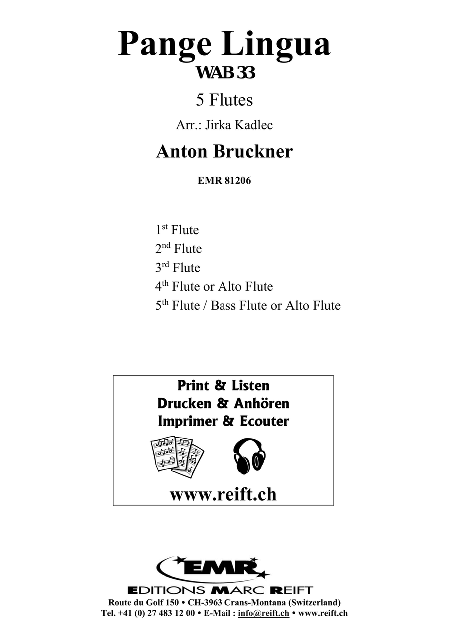 Pange Lingua Pange Lingua Flute scores gallery preview page 2