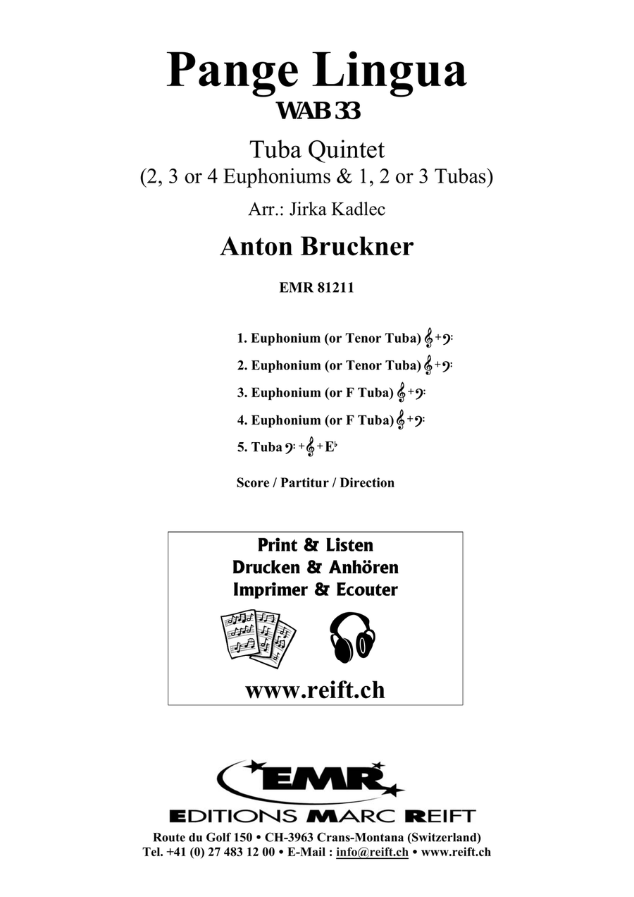Pange Lingua Pange Lingua Tuba scores gallery preview page 2
