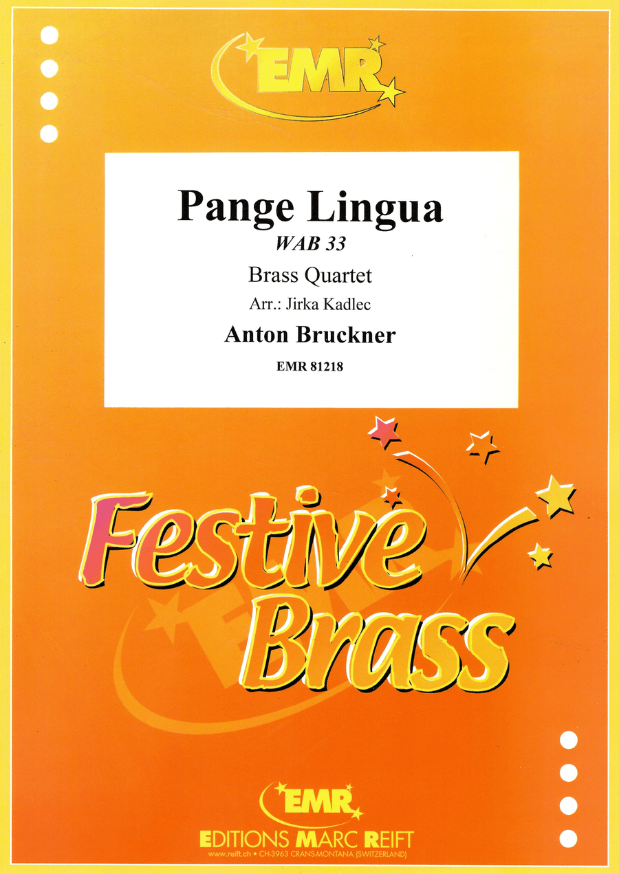Pange Lingua Pange Lingua Brass Quartet scores gallery preview page 1