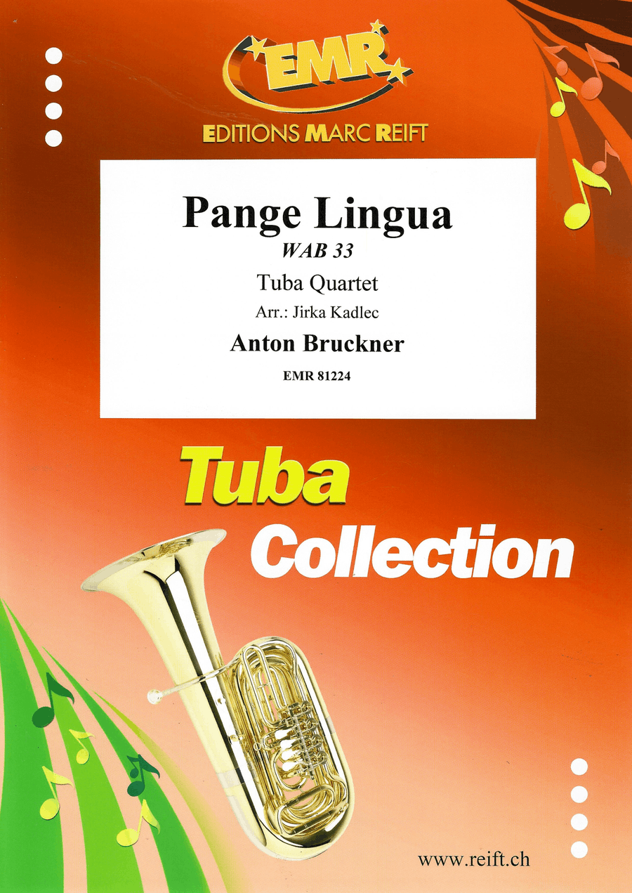 Pange Lingua Pange Lingua Tuba Quartet scores gallery preview page 1