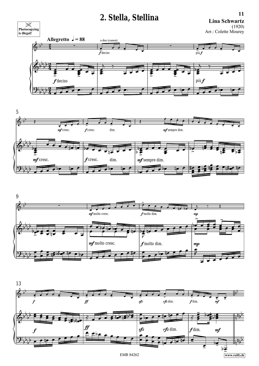 Folk Songs From Italy Folk Songs From Italy Euphonium scores gallery preview page 6