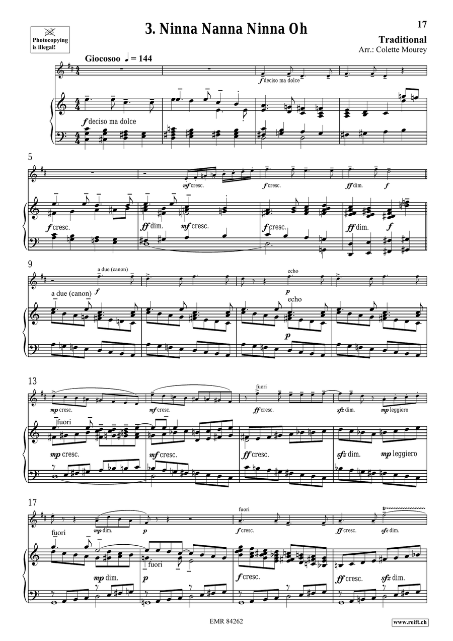 Folk Songs From Italy Folk Songs From Italy Euphonium scores gallery preview page 8