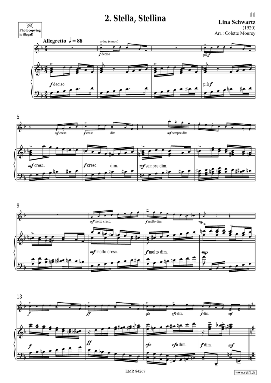 Folk Songs From Italy Folk Songs From Italy Violin Solo scores gallery preview page 6