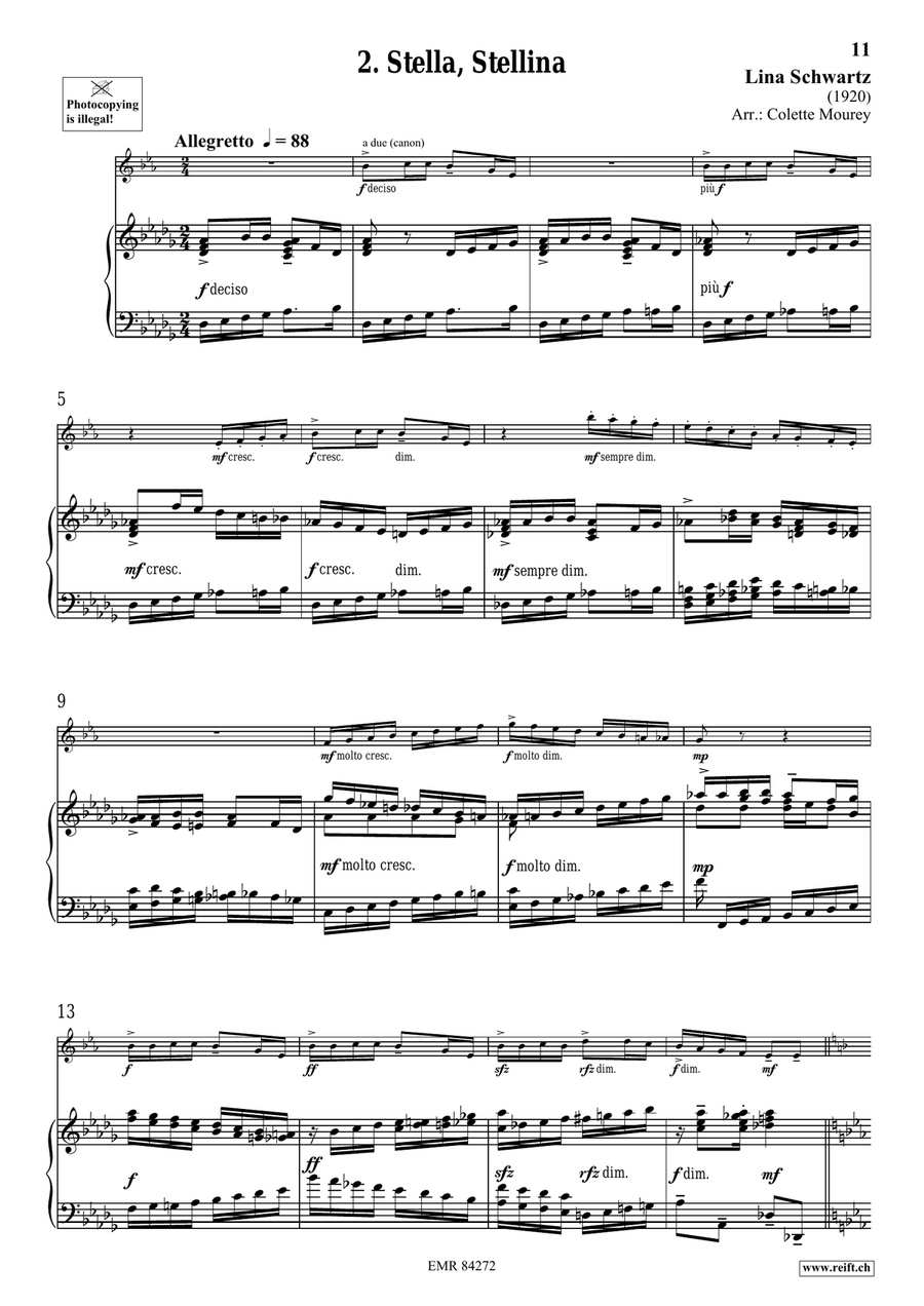 Folk Songs From Italy Folk Songs From Italy Tenor Saxophone scores gallery preview page 6