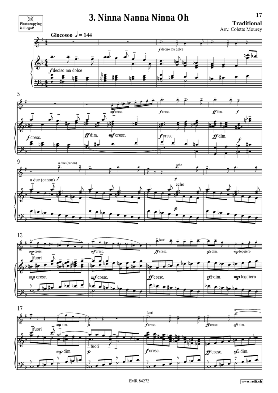 Folk Songs From Italy Folk Songs From Italy Tenor Saxophone scores gallery preview page 8