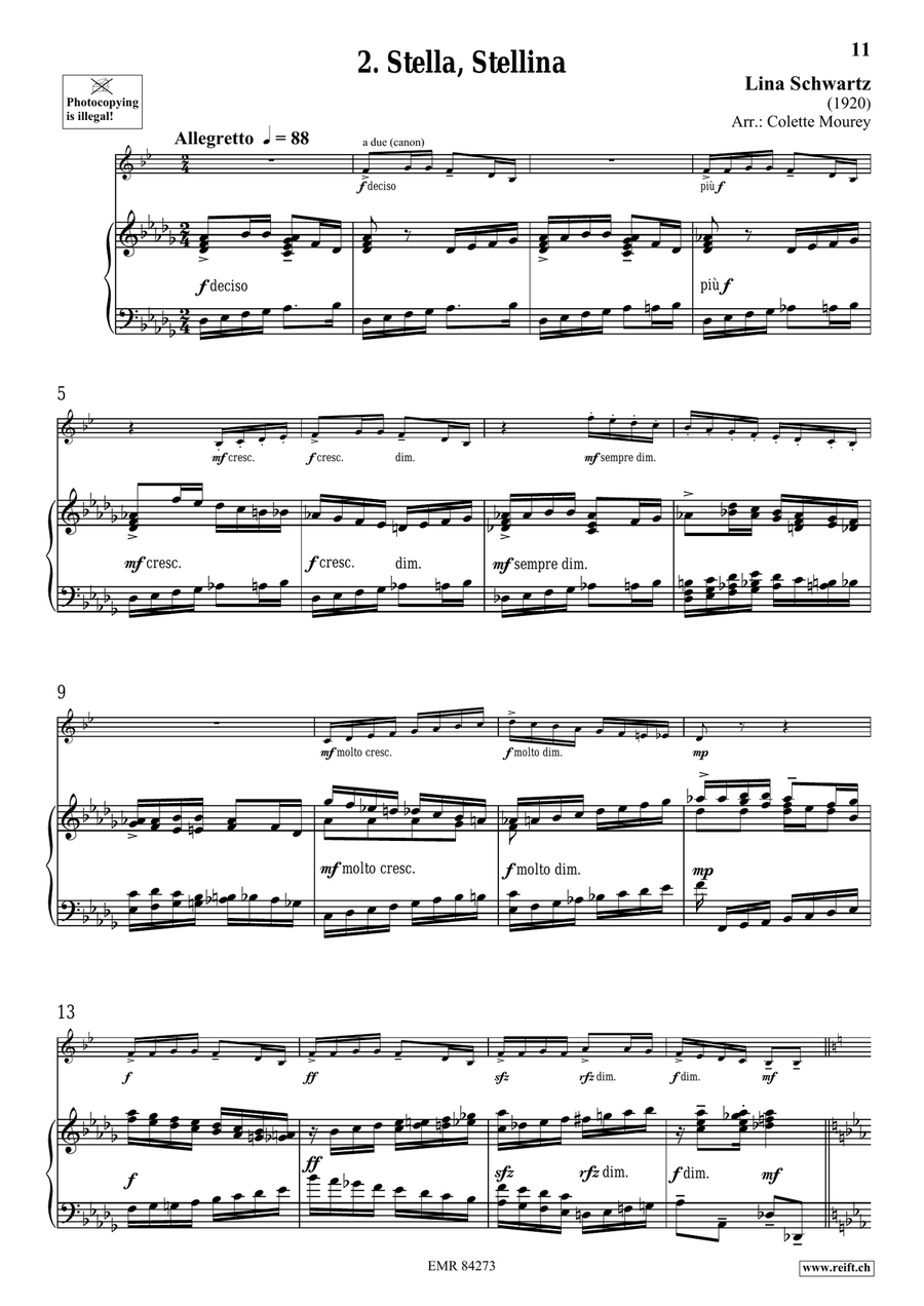 Folk Songs From Italy Folk Songs From Italy Baritone Saxophone scores gallery preview page 6