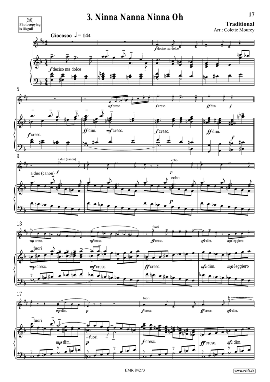 Folk Songs From Italy Folk Songs From Italy Baritone Saxophone scores gallery preview page 8