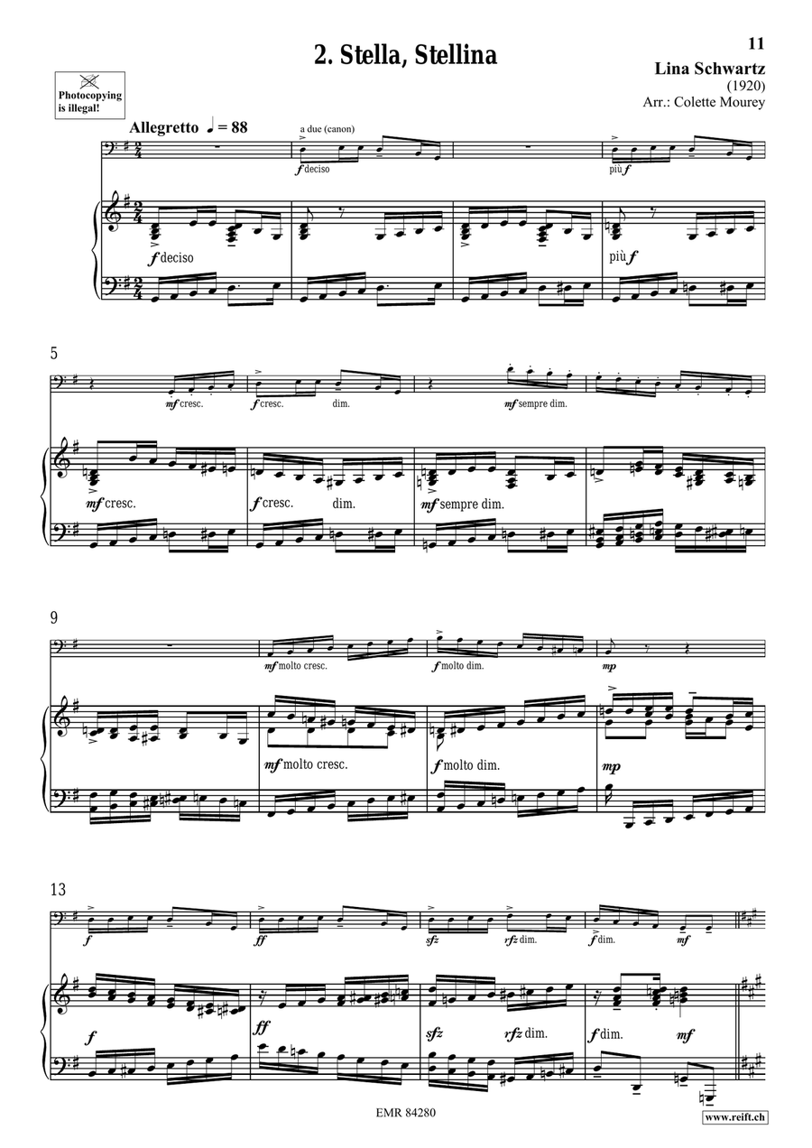 Folk Songs From Italy Folk Songs From Italy Bassoon Solo scores gallery preview page 6