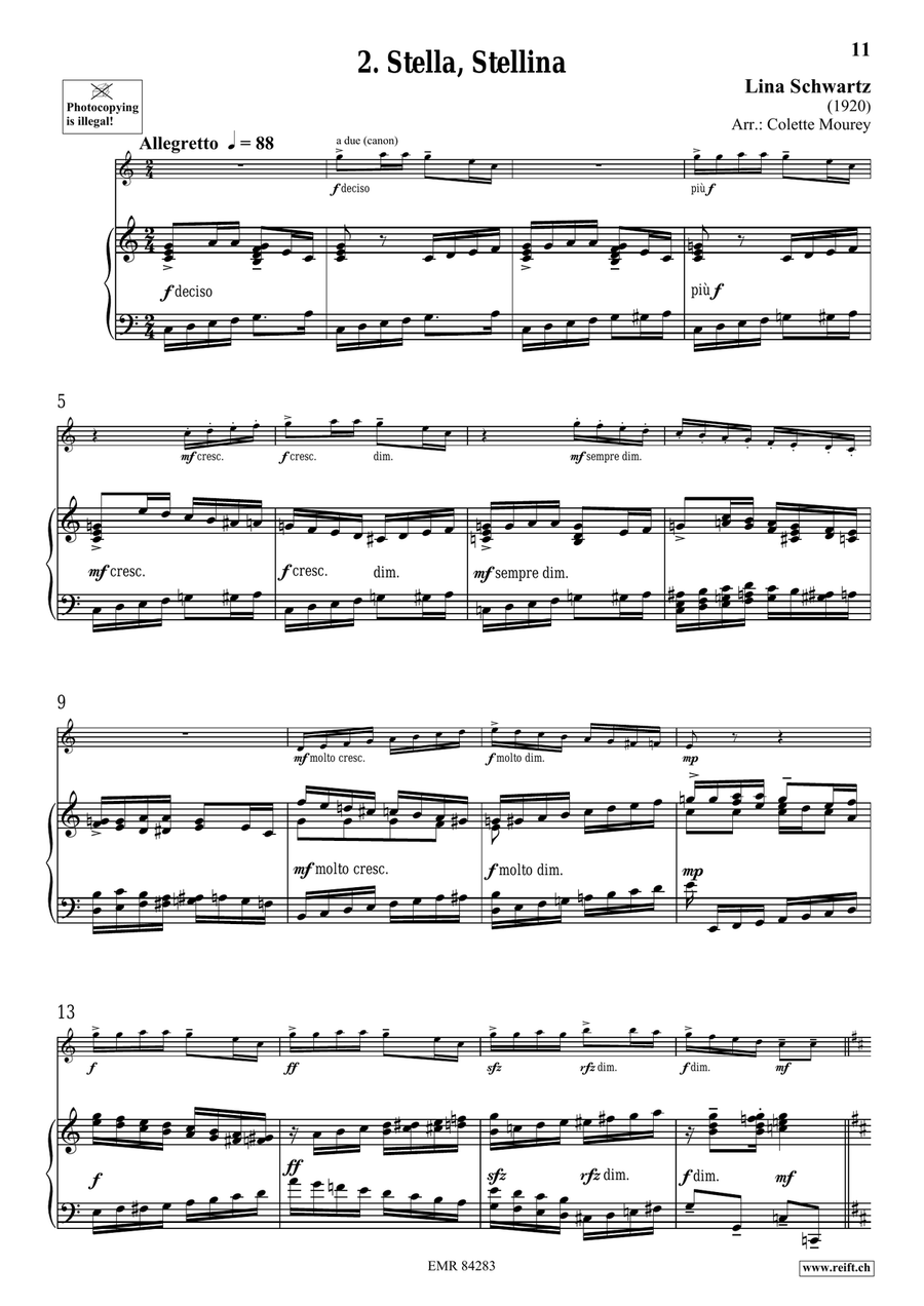 Folk Songs From Italy Folk Songs From Italy Organ scores gallery preview page 6