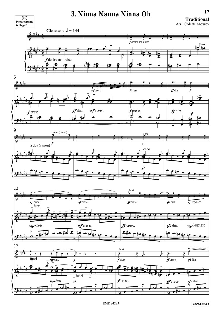 Folk Songs From Italy Folk Songs From Italy Organ scores gallery preview page 8