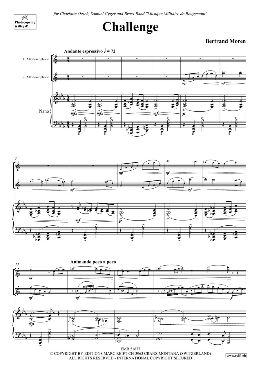 Challenge Challenge Alto Saxophone scores gallery preview page 3
