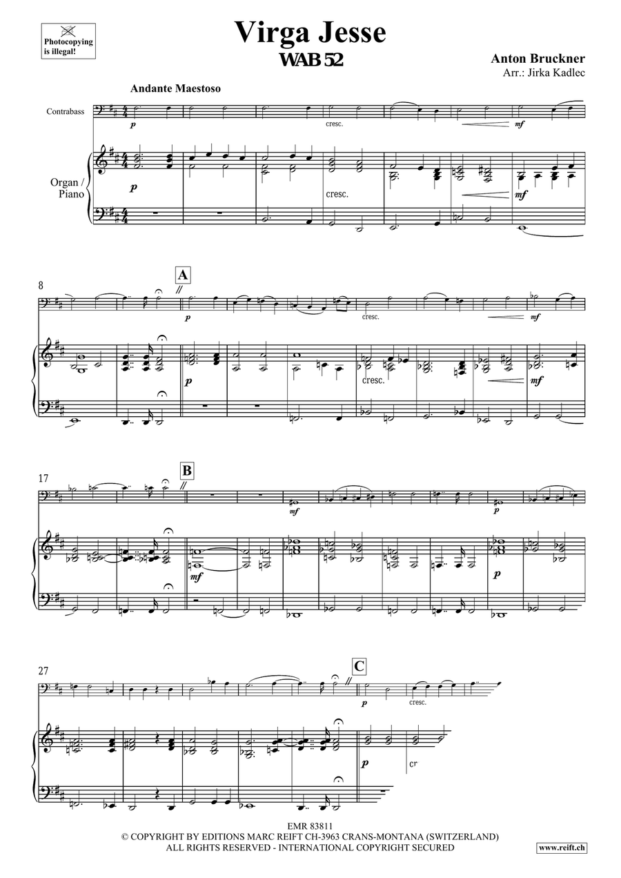 Virga Jesse Virga Jesse Double Bass scores gallery preview page 3