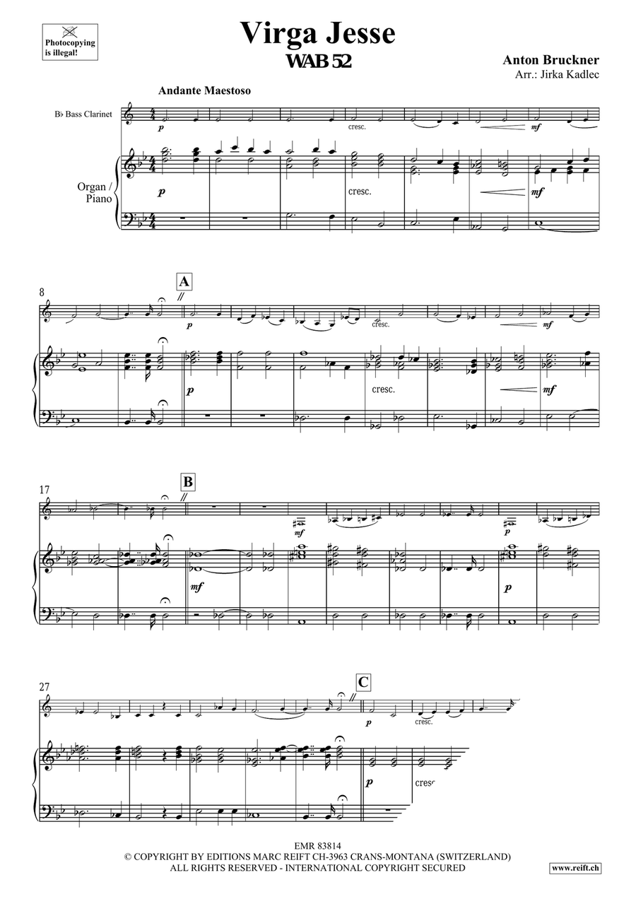 Virga Jesse Virga Jesse Bass Clarinet scores gallery preview page 3