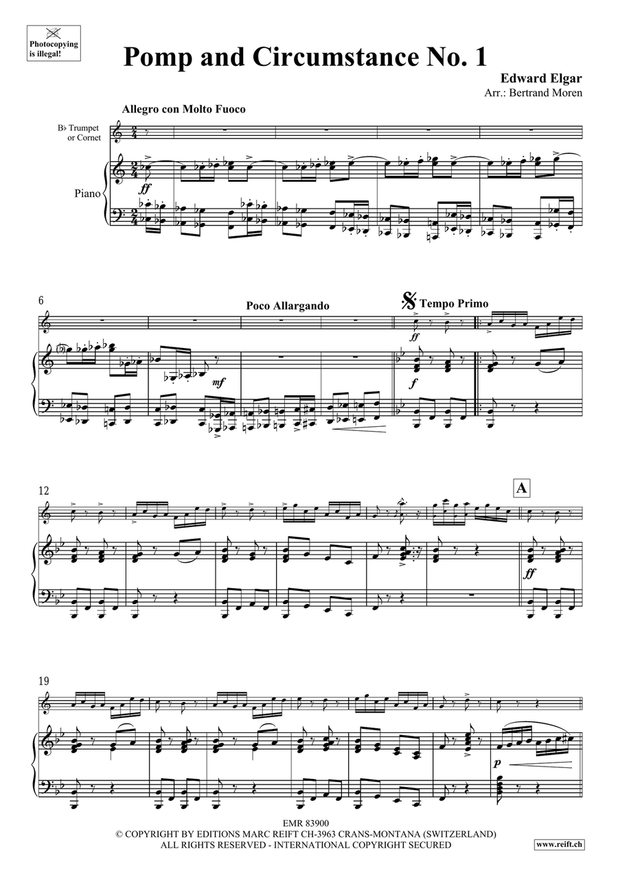 Pomp And Circumstance No. 1 Cornet scores gallery preview page 4