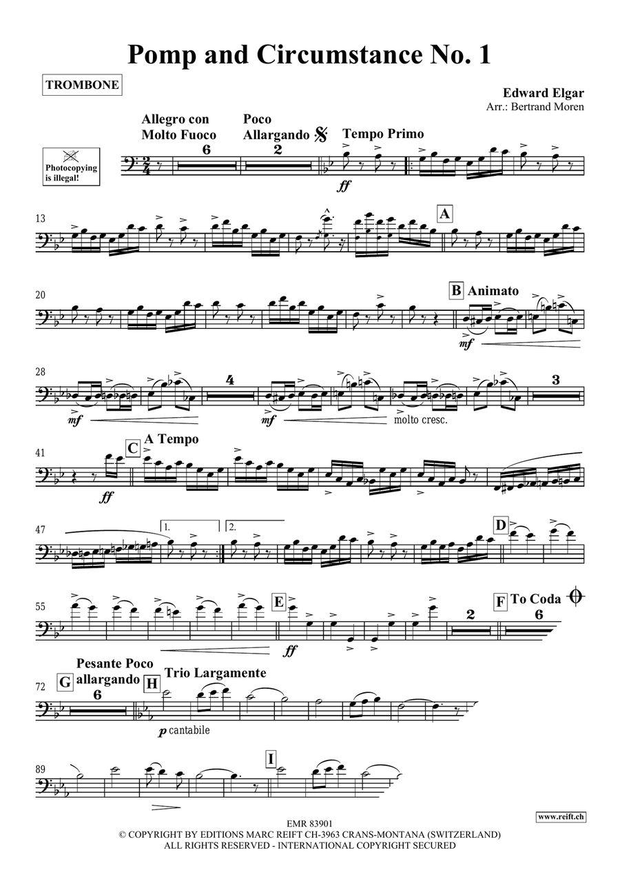 Pomp And Circumstance No. 1 Piano Accompaniment scores gallery preview page 3