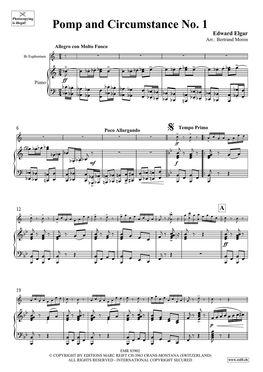 Pomp And Circumstance No. 1 Euphonium scores gallery preview page 4