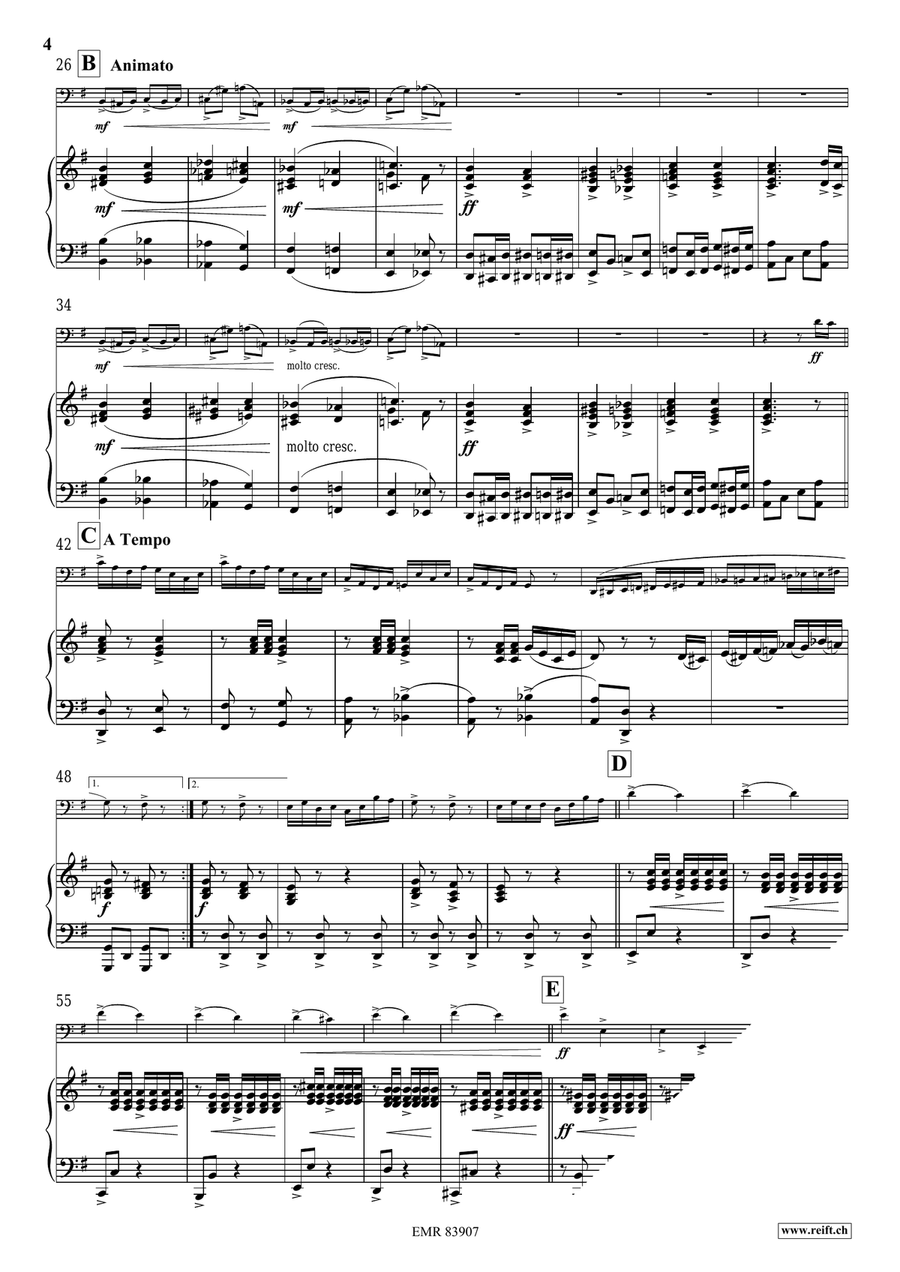 Pomp And Circumstance No. 1 Bassoon Solo scores gallery preview page 5