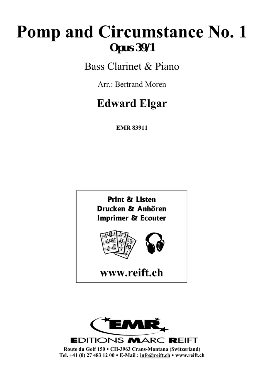 Pomp And Circumstance No. 1 Bass Clarinet scores gallery preview page 2