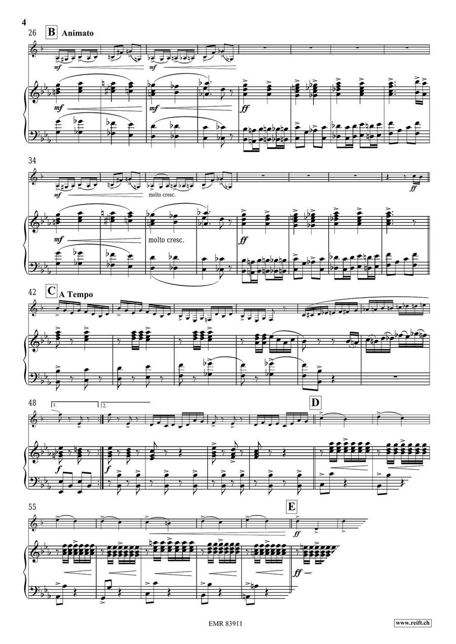 Pomp And Circumstance No. 1 Bass Clarinet scores gallery preview page 5