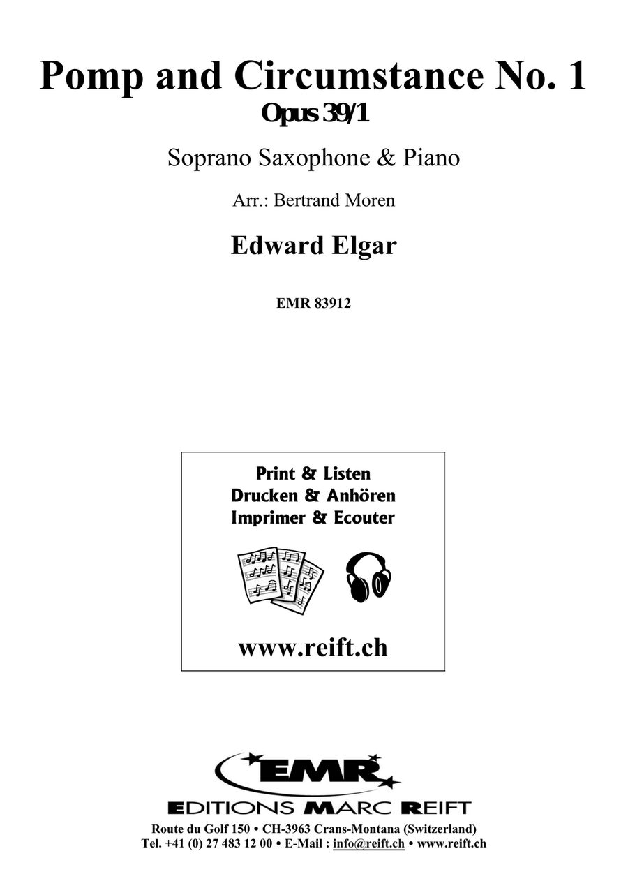 Pomp And Circumstance No. 1 Soprano Saxophone scores gallery preview page 2