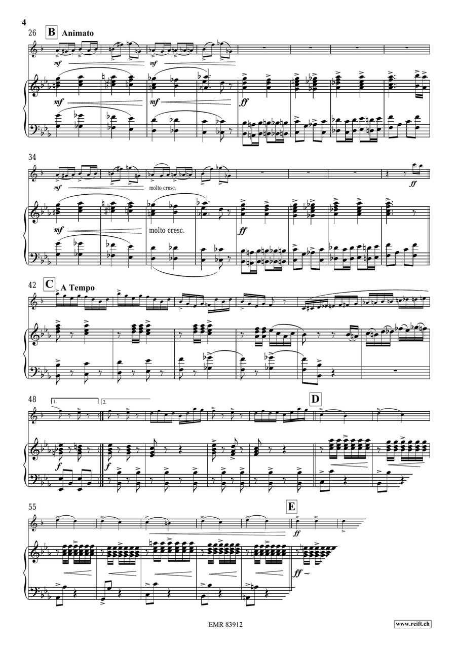 Pomp And Circumstance No. 1 Soprano Saxophone scores gallery preview page 5