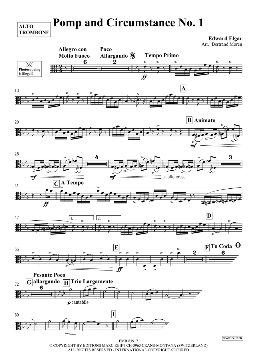 Pomp And Circumstance No. 1 Piano Accompaniment scores gallery preview page 3