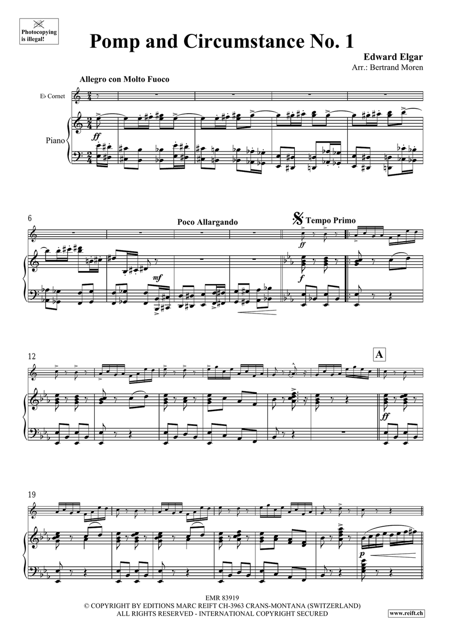 Pomp And Circumstance No. 1 Cornet scores gallery preview page 4