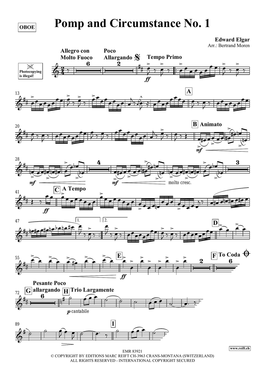 Pomp And Circumstance No. 1 Piano Accompaniment scores gallery preview page 3