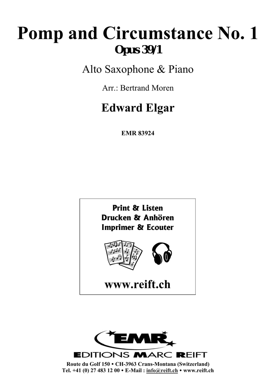 Pomp And Circumstance No. 1 Alto Saxophone scores gallery preview page 2